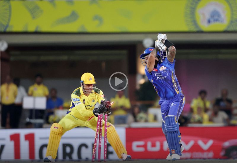 MS Dhoni stumping at speed of iight
