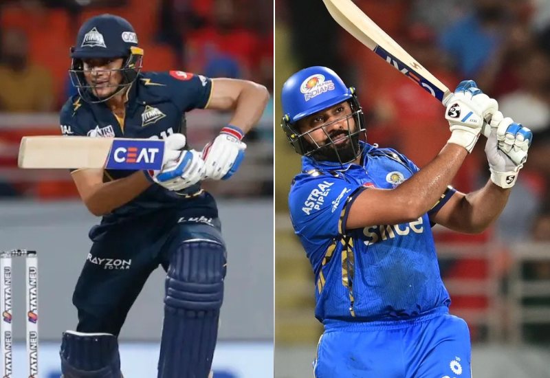 shubman gill and rohit sharma - GT vs MI
